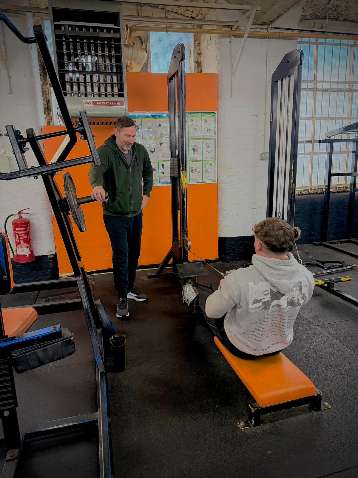 Personal training session at Total Fitness